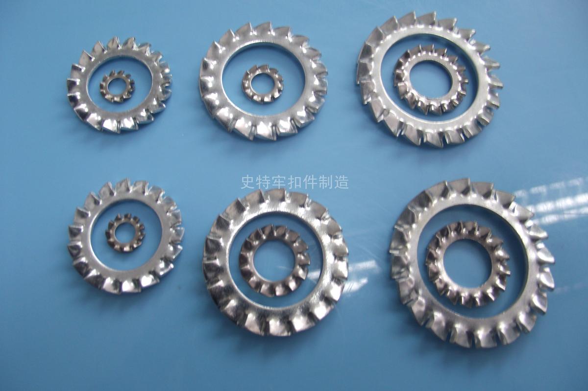 DIN6798A外锯齿垫圈与DIN6798J内锯齿垫圈