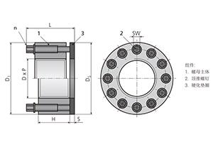 2.EGTS 超高强度螺母型预紧器