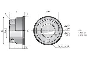 10.ESX12 高强度弹性伸缩螺母系列
